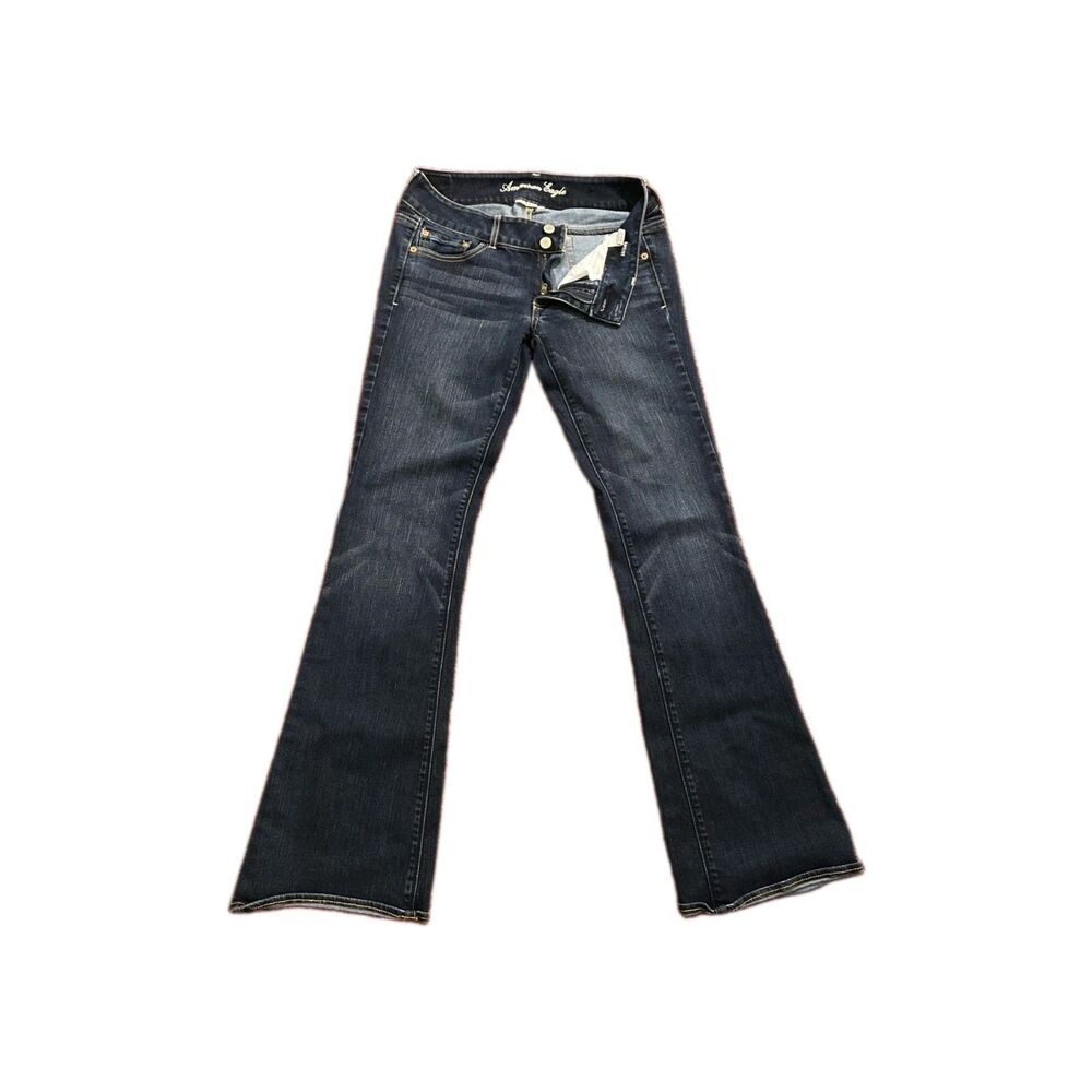 American Eagle Artist Womens Jeans Stretch Flare Bootcut Size 8 Blue Denim Pants